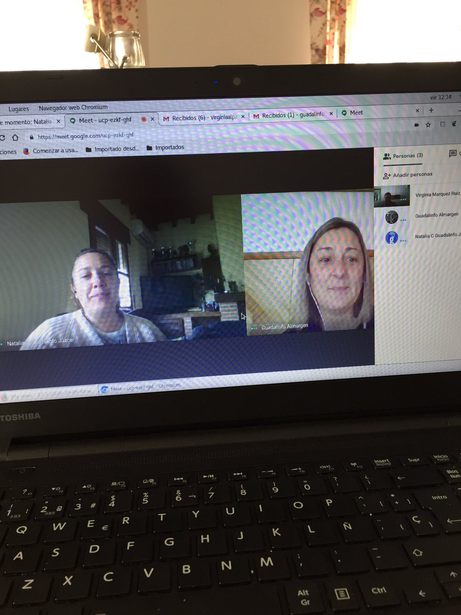 AlpandeireVuela's tweet photo. Intercambio de Herramientas y conocimiento para el teletrabajo #GuadalinfOnline #YoMeQuedoEnCasa #ResponsabilidadSocial @CGJuzcar @RedGuadalinfo @AlmargenGuada @Manuel_DT #googlemeet #teletrabajo https://t.co/vLlnF1FerO