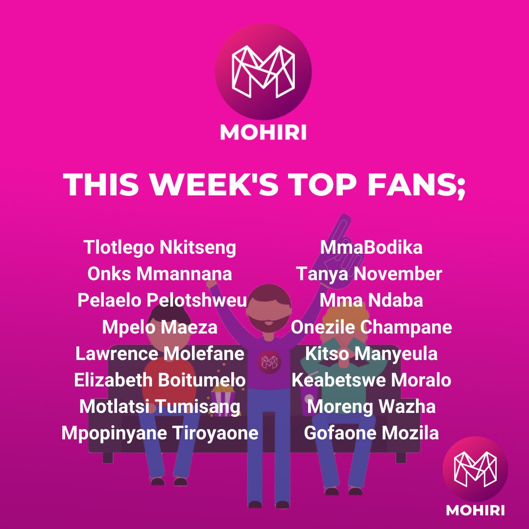 Hey there🤗, we're so grateful for your continued support!
#mohiritopfans #mohiri #mohirijobs 
#staysanitized #staysafe