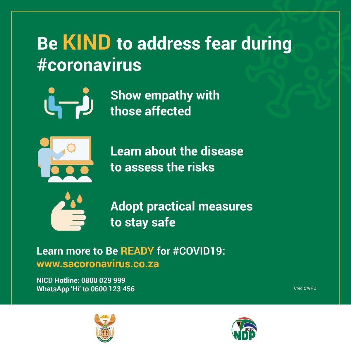 DrZweliMkhize's tweet photo. Be Smart Be Kind #StayAtHome https://t.co/fQ4i5IktYd
