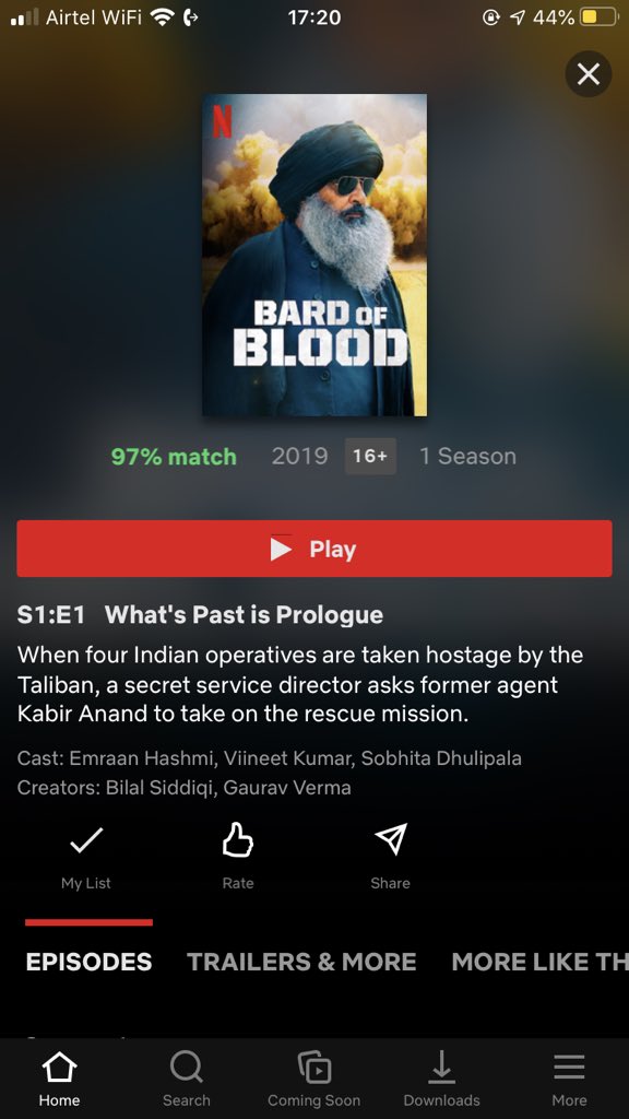 HighOnDrunk's tweet photo. #LockdownEffect 
Completed Favourite Series 
@NetflixIndia 
#NarcosMexico 
#MoneyHeist 
#BardOfBlood 
#She https://t.co/NJTAGISxVS
