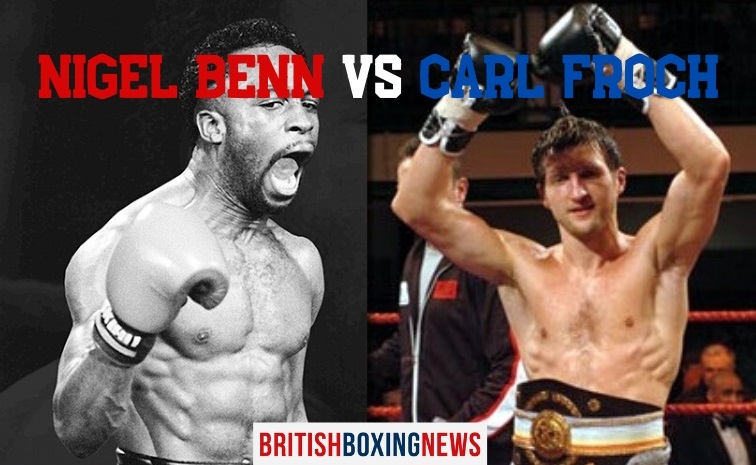 BritishBoxNews's tweet photo. EXCLUSIVE! The first of our brand new series of 'Mythical Matchups' by Anish Parekh: Nigel Benn vs Carl Froch – Who would win? https://t.co/9kDt8hF8Ub #MythicalMatchups #RT #Feedback https://t.co/cFV8O24lW2