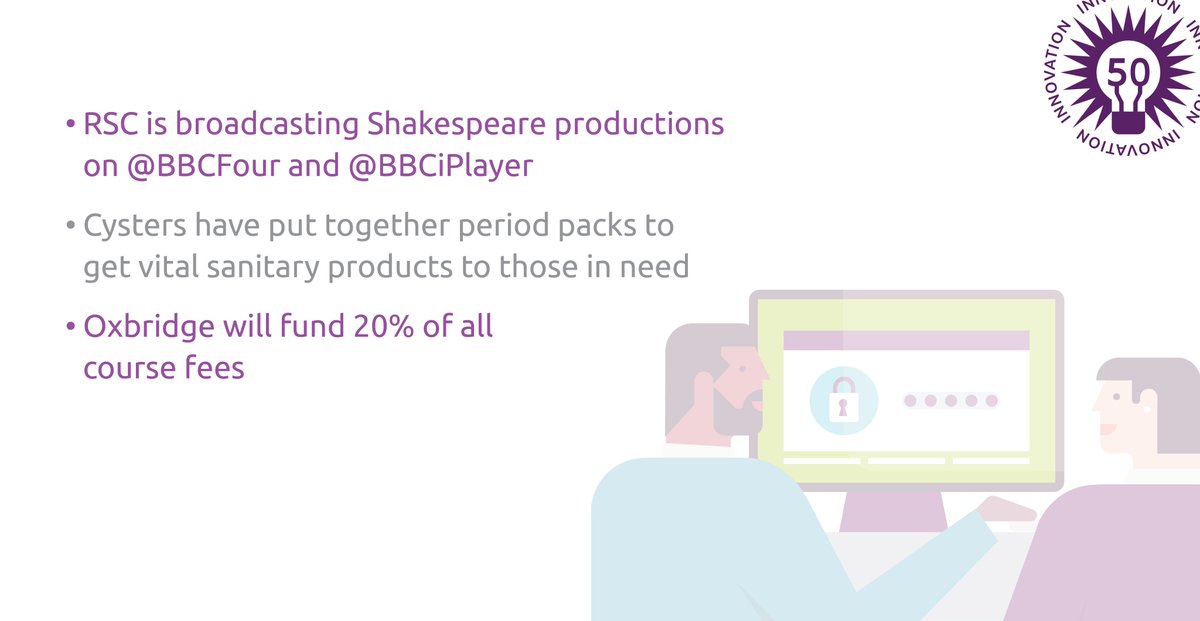 innovation_50's tweet photo. Midlands #innovation has continued to emerge this week in response to #coronavirus. #MRInno50 firms @cystersgroup and @OxbridgeHome are driving community and education support efforts and the region's own @RSC brings people #Shakespeare digitally through @BBC https://t.co/KjikEmTjTf