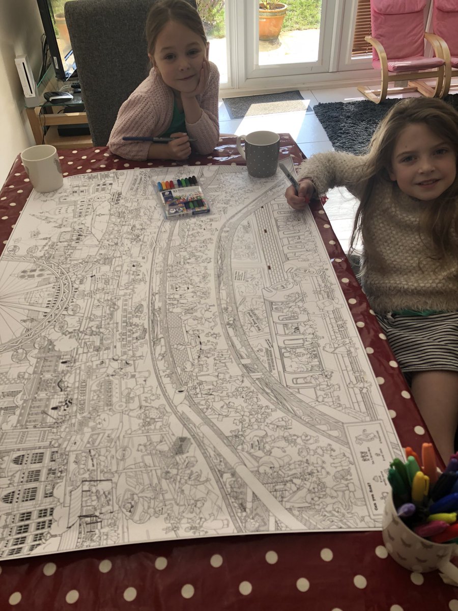 suzannecabaker's tweet photo. @SaightonPrimary Colouring project underway #couldtakesometime https://t.co/4NGCcWmkxx