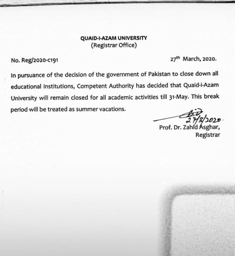 usamaa_official's tweet photo. GC University (all campuses), UET (all campuses), Quaid i Azam University Islamabad have suspended online classes. Lets raise our voice to suspend online classes all over Pakistan.
#We_Want_Semester_Break 
#WeRejectOnlineEdu https://t.co/VFwDtpNrRY