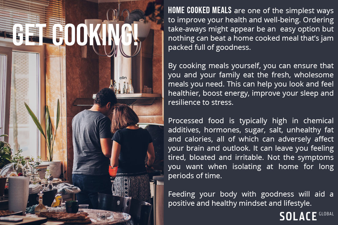 SolaceGlobal's tweet image. We have released our 2nd #IsolationTip on our Linkedin Page, 'Get Cooking!' alongside positive stories from the week passed. View the link below to view the full document. 
linkedin.com/feed/update/ur…

#isolationtips #isolation #wfh #wfhtips #cooking #healthy #wellbeing #positivenews