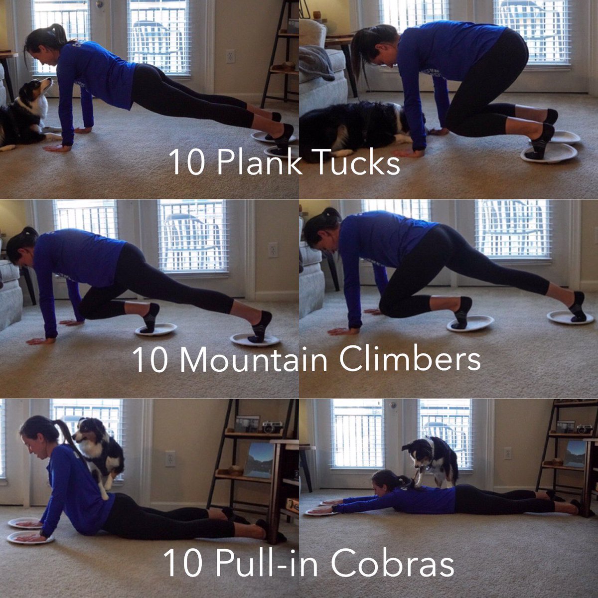 MWES_PE's tweet photo. It’s Fun Fitness Friday #2!🥳 Aim to complete 2-3 sets of each exercise. You can use paper plates, folders, cardboard, etc. It’s a good day to have a great workout!🙌🏻#muscularstrength #muscularendurance https://t.co/QAUMIHxsjs