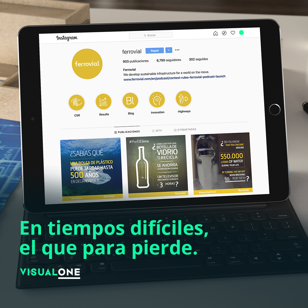 Visual_One1's tweet photo. Aunque en este momento la lejanía física con tu público sea una realidad, puedes seguir estando cerca desde tus redes sociales. Descúbrelo con nuestro servicio de contenido corporativo para redes. https://t.co/ECqP4mTgkR https://t.co/MItxiIScOV
