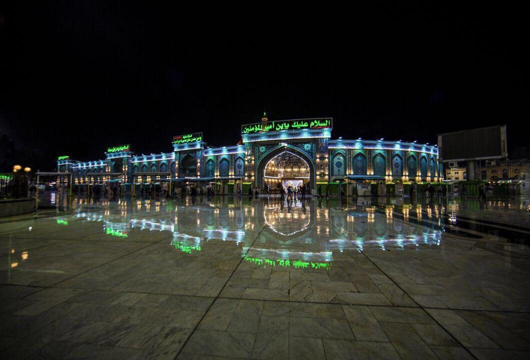 كِلشـي يسجـد يـمَ عِتبتـڪَ ؛
حتـىٰ نسممـَات ٱلهـوۍٰ 🥀🕊
#مولد_السبط_حسينا