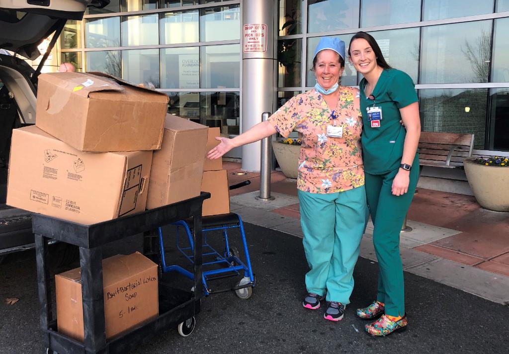 Every bit helps!  #TeamDNB donated cleaning supplies, wipes, gloves, disinfectants &amp; more to the heroes on the front lines of #CoVID19. Thank you <a href="/mystlukes/">St. Luke's University Health Network</a> <a href="/LVHN/">Lehigh Valley Health Network</a> &amp; <a href="/AtlanticHealth/">Atlantic Health</a> for the work you’re doing to keep the community safe! #LVHNProud #LVHNCovidStrong