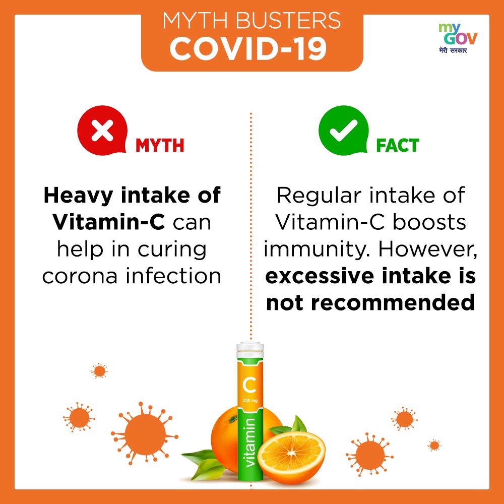 mygovindia's tweet photo. Find out the next myths and facts from our series of #Mythbusters. Stay Informed, Stay Safe! #IndiaFightsCorona #StayAwareStaySafe https://t.co/lX8mKtGyI5