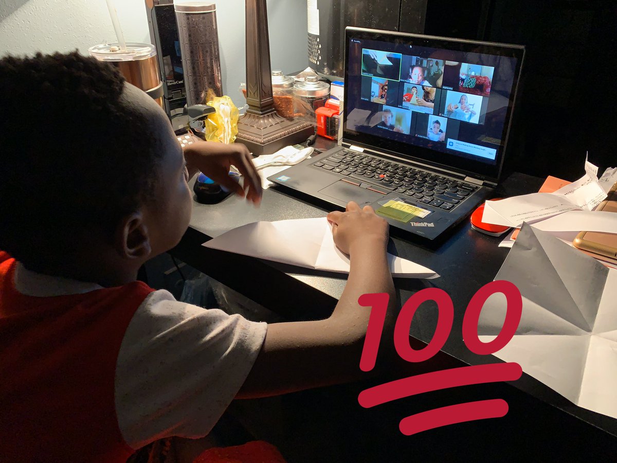 Counsel_KMalone's tweet photo. Happy #High5Friday We made it through our first week of #CFISDLearningathome cfisdmath #CFISDscience #CFISDspirit to my family, my students &amp; their amazing parents, co-workers, friends, who put up with me this week. #KHM2008 @CFISDWalker #wearewalker #COVID19Overachivers https://t.co/2KkpW7HmOL