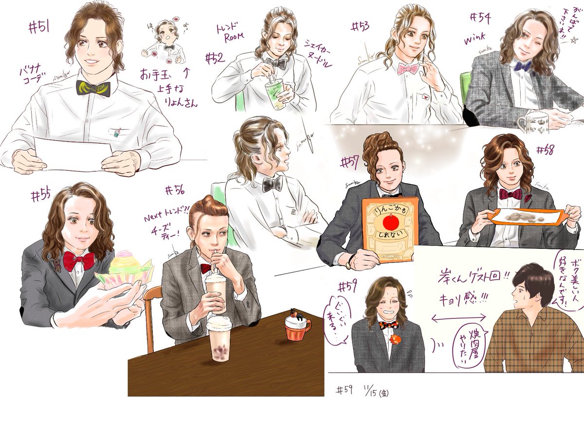 #あさステ うろ覚絵お絵描きすごい量になりました?
第1回から描けば良かったと後悔してます?
可愛くてかっこよくて斜め上の面白さ!ますますりょんさんが大好きになったあさステ金曜日でした。
これからもりょんさんを応援します(๑•̀ㅁ•́ฅ✧ #三浦涼介 