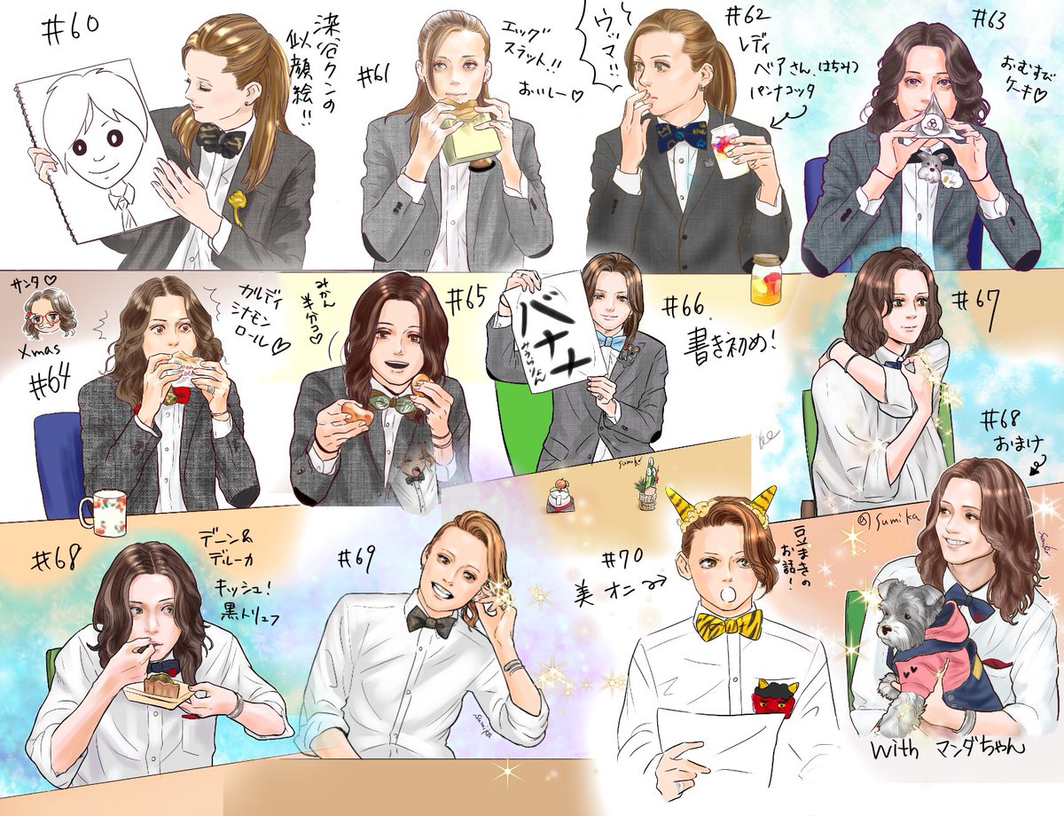 #あさステ うろ覚絵お絵描きすごい量になりました?
第1回から描けば良かったと後悔してます?
可愛くてかっこよくて斜め上の面白さ!ますますりょんさんが大好きになったあさステ金曜日でした。
これからもりょんさんを応援します(๑•̀ㅁ•́ฅ✧ #三浦涼介 