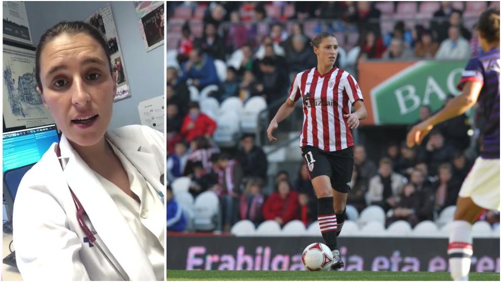 "El coronavirus es el rival más difícil al que me he tenido que enfrentar". Habla <a href="/arraorueta/">arrate orueta</a>, exjugadora del <a href="/AthleticClub/">Athletic Club</a> y ahora médica en el Hospital de Cruces de Barakaldo. Agradecimiento enorme... bit.ly/2UBPEbY