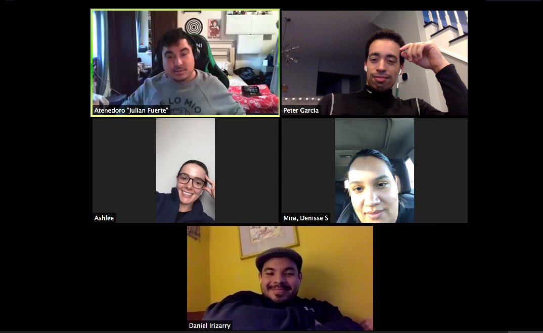 Mr_P_Garcia's tweet photo. #VirtualHappyHour Good time with beautiful people. And @JSmoke180 I know you posted a picture, but I needed to repost to praise your man! #CoronaLockdown #NegativeToAPositive https://t.co/6RS7t4cnFV