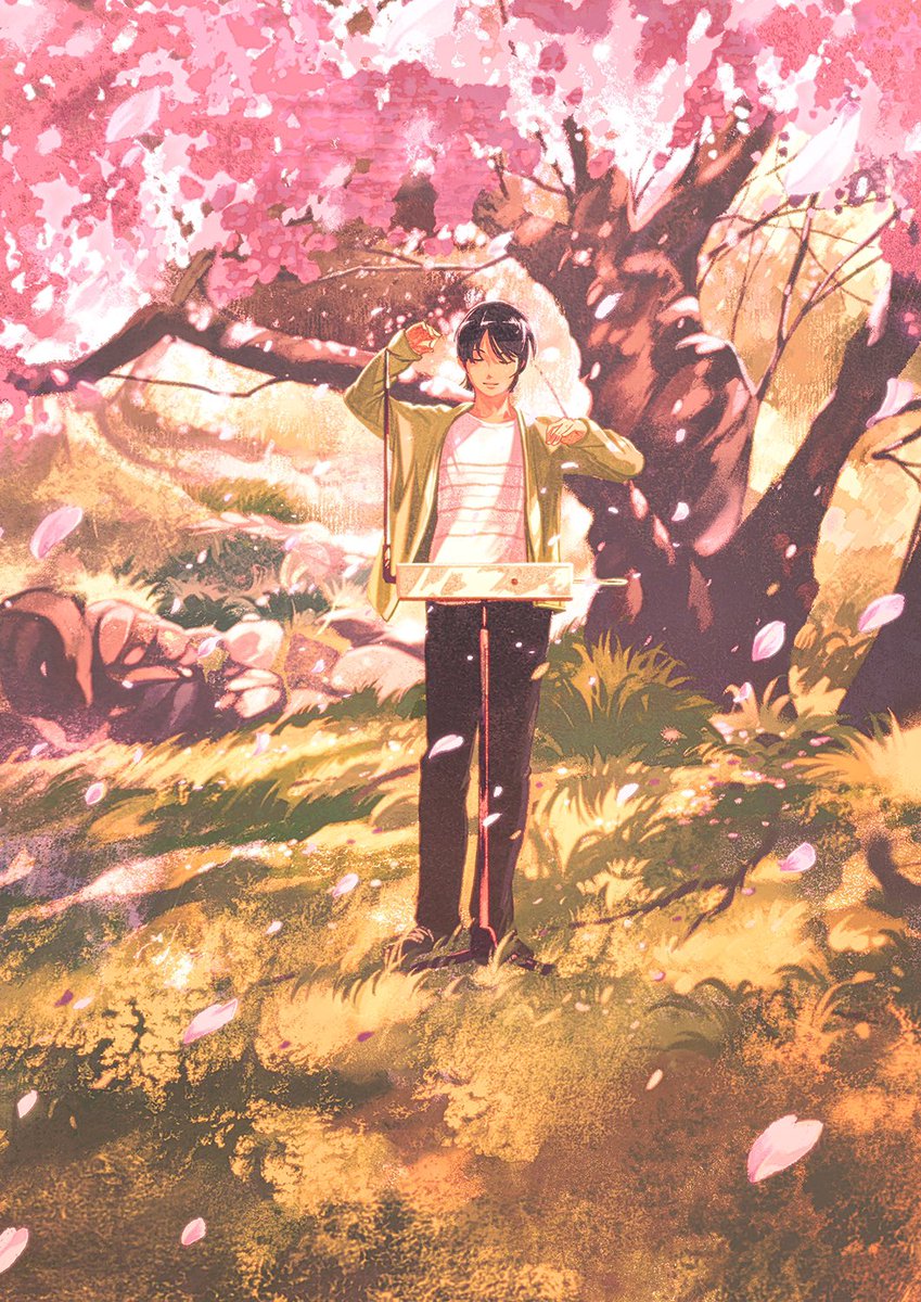 「お花見できないこんな時なので、桜の絵を 」|げみのイラスト