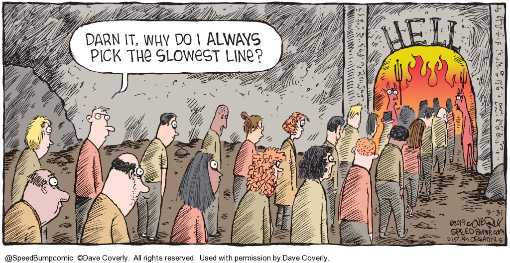 thecomicstrips's tweet photo. Today's idea from @speedbumpcomic - #Crowds!
See more Speed Bump #comicstrips about crowds - including today's #SpeedBumpcomic #newspapercomicstrip - here: https://t.co/sZROAYzGbu 
#CrowdComicStrips #EntrancetoHell #GettingWarmer https://t.co/RTfIaLNFLG