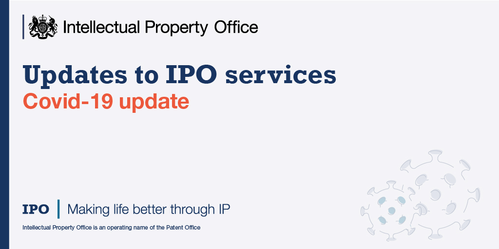 The_IPO's tweet photo. Following government advice on #coronavirus, @The_IPO have closed all buildings. Most of our services remain unaffected although certain changes will be introduced inc:

▪️ Interrupted days 
▪️ Processing paper forms 

For info of all the changes see https://t.co/lDv4fsGln3 https://t.co/fd6c1TbTKH