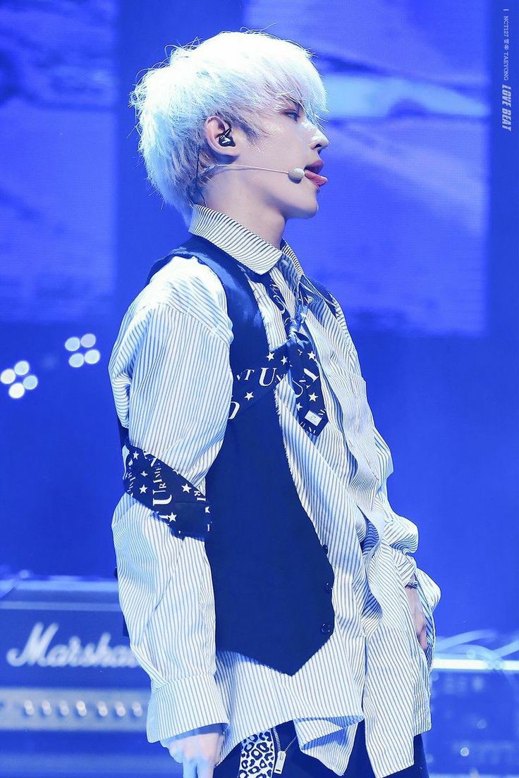 but let's not forget when taeyong had electric blue hair