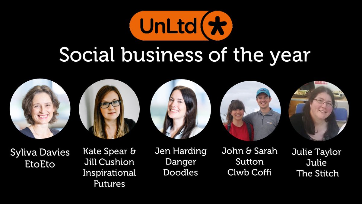 Our Online 5-9 Celebration Event is tonight! Congratulations again to the @UnLtd Social Business of the Year finalists! 🥳✨🏆