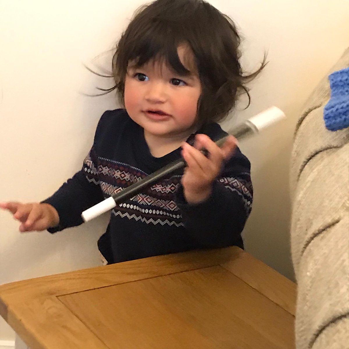 koochie77's tweet photo. @jackwhitehall Winston is alive! Tell your dad to come pick him up! He’s been masquerading as my son. https://t.co/uXdU5blFow