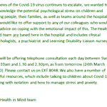 Photo by Health & Wellbeing @BWC_NHS (@BWCwellbeing)