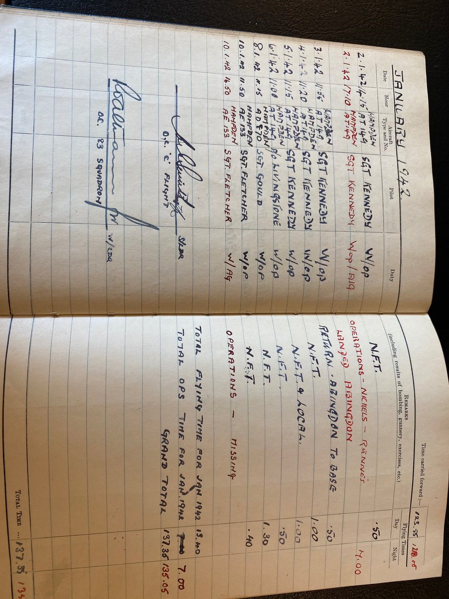simonbike79's tweet photo. @Jimwhit69 Here is my Grandfathers, gunner in a Hampden 10th jan 1942. They all got out and spent 3 years POW. #the geatestgeneration https://t.co/S1ybWVAkGL