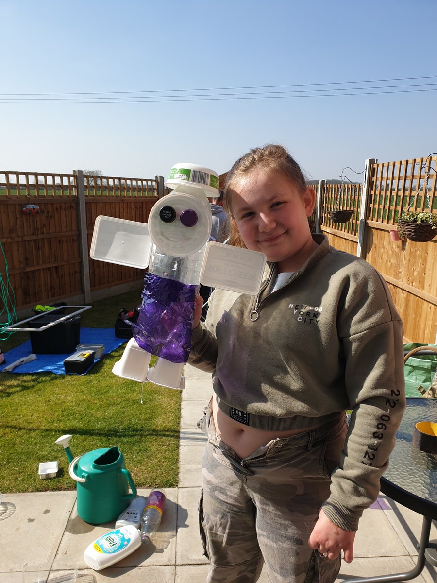 BremnerHayley's tweet photo. @LavenhamPrimary Bethany is loving one of today's challenges . Looking forward to the comic strip that will follow 💜 https://t.co/UBBfMYNp96