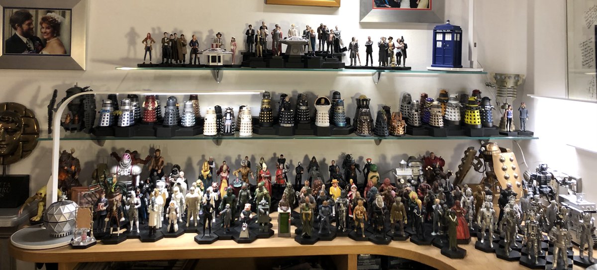russelldavies63's tweet photo. OKAY. If you want to pass the time in isolation, name all the characters in my Doctor Who figurine collection!  There is no prize. #DoctorWho @EaglemossLtd @LondonConcrete https://t.co/vC7AKyvAGm