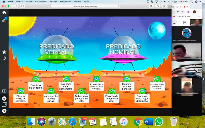 MARICRUZMB's tweet photo. Intensa clase de lengua hoy con mis alumno de sexto.
Gracias a la tecnología, nos sentimos cerca aunque estemos lejos. Además, si se aprende jugando, se aprende fácilmente.
@jlcastano @SMART_Tech @ieducando https://t.co/nEDhoA9Kkt