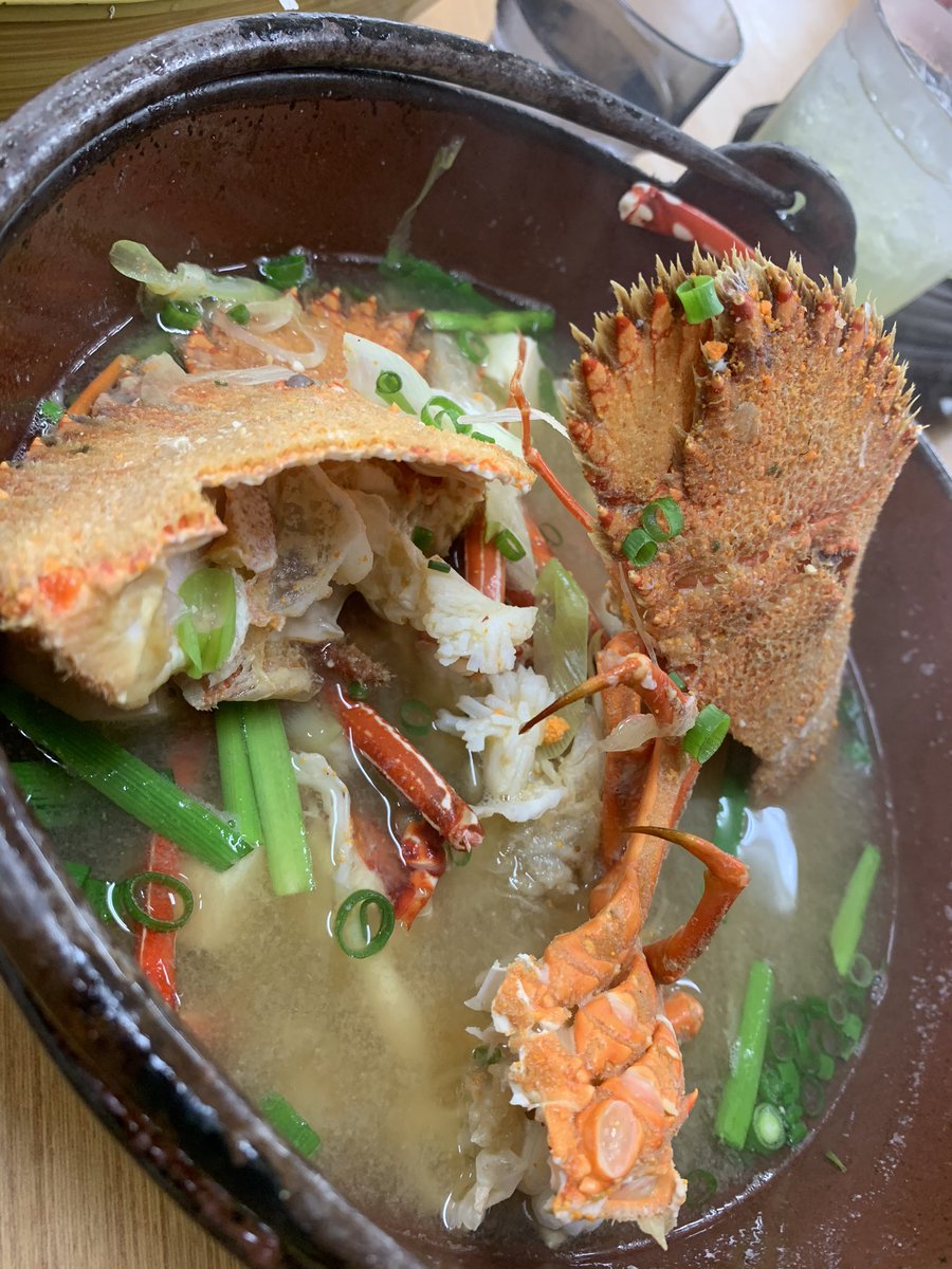 サク 新作通販開始してます 美味しいの食べてきたよ 変な海老食べたよ ビジュアルがやばいけど美味しかったよ セミエビは撮ったけど 片方は伊勢海老にしたよ 頭は美味しいお味噌汁になった サク 新作通販開始してます 美味しいの食べてきたよ 変な海老食べたよ ビジュアルがやばいけど美味しかったよ セミエビは撮ったけど 片方は伊勢海老にしたよ 頭は美味しいお味噌汁になった