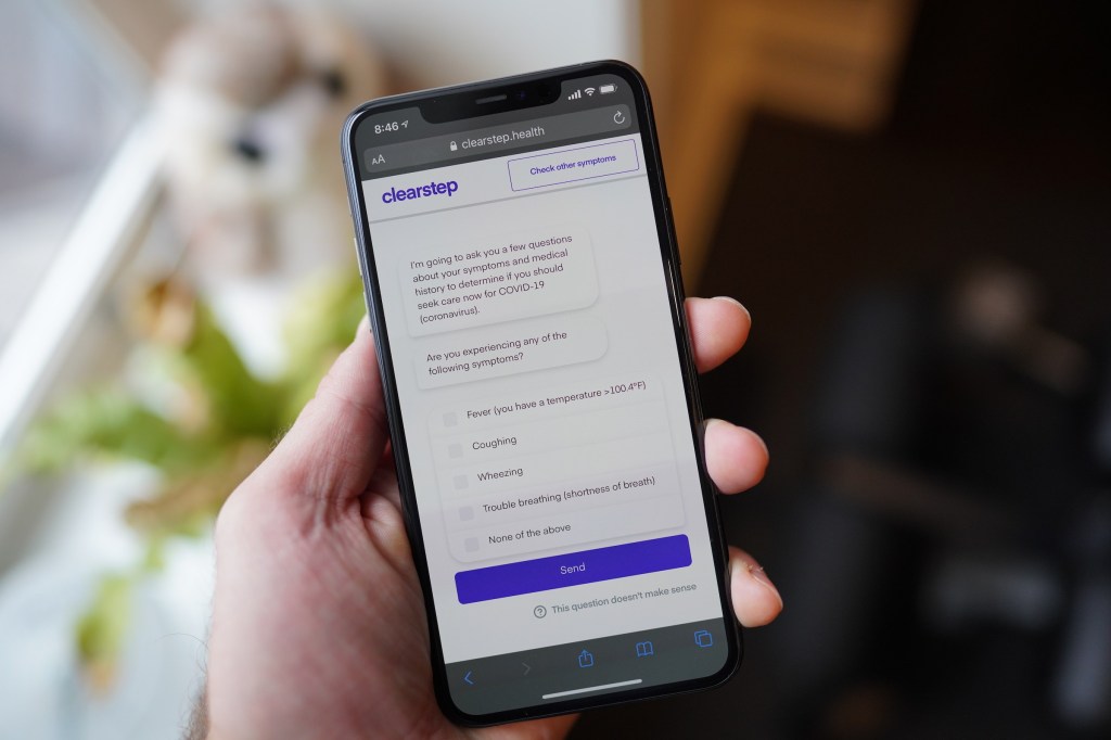 TechCrunch's tweet photo. Clearstep’s COVID-19 chat-based screener goes in-depth to preserve healthcare resources https://t.co/fb9qFzAKGA by @etherington https://t.co/nUYWXV6aPB