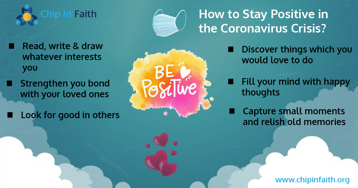 chipinfaith's tweet photo. #coronavirus has created a havoc across the world and there are extremely horrific things happening everywhere. Therefore, now might be a very odd time to talk about being positive and optimistic.
#Day3 #StayAwareStaySafe #StayHome #staysafe #staypositive #Chipinfaith #India https://t.co/ZbqsR9Bldt