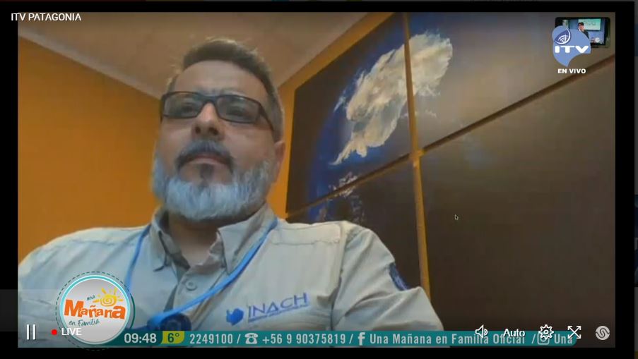 inach_gob's tweet photo. 📺 Ahora en el #matinalitv Una Mañana en Familia de @ITVPatagoniaHD, el director del @inach_gob, @mleppe se refiere a las medidas precautorias que se adoptaron en #Antártica por #COVID19 (#Coronavirus). #ECA56
Transmisión en vivo en: https://t.co/96de2AAfol https://t.co/tjETarpkfb