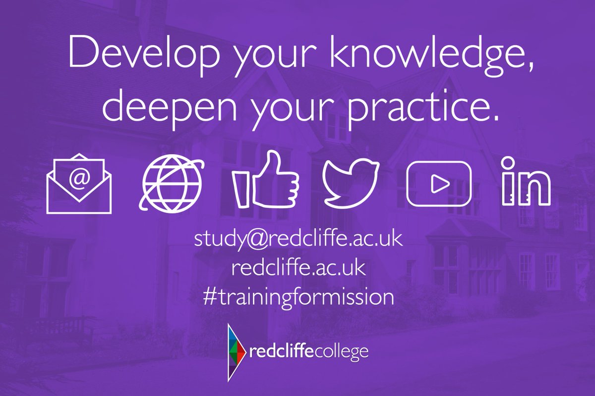 redcliffeuk's tweet photo. Our offices and library are closed for the meantime but don't forget that there are still lots of ways you can get in touch. #trainingformission https://t.co/fpXRgRm3SO