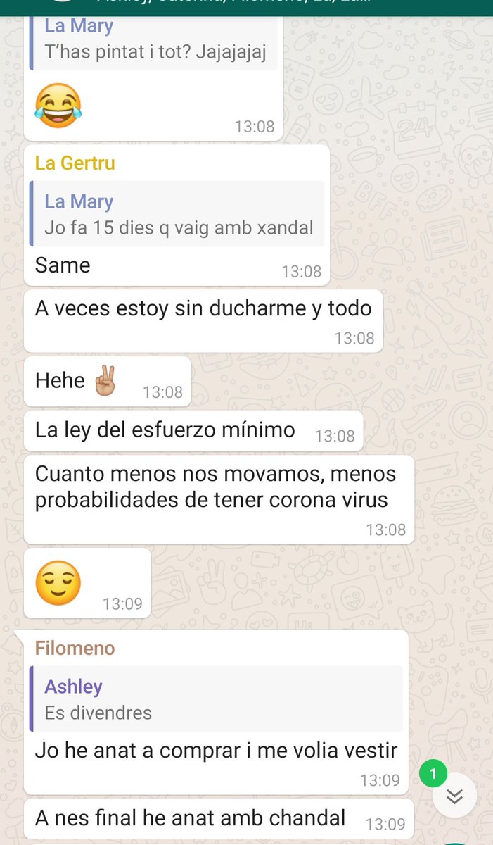 anaorion's tweet photo. Mis amigxs en cuarentena: lxs que se arreglan demasiado, lxs de chandal y confort, y lxs desaseadxs precabidxs (o esa es la excusa) #YoMeQuedoEnCasa #coronavirus #COVID2019 #QuedateEnLaCasa https://t.co/3on2MPSjj8