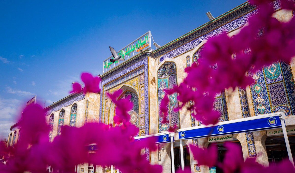 #مولد_السبط_حسينا                            مُذ كنت طفلا وجدت الحسين ملاذا بأسواره أحتمي