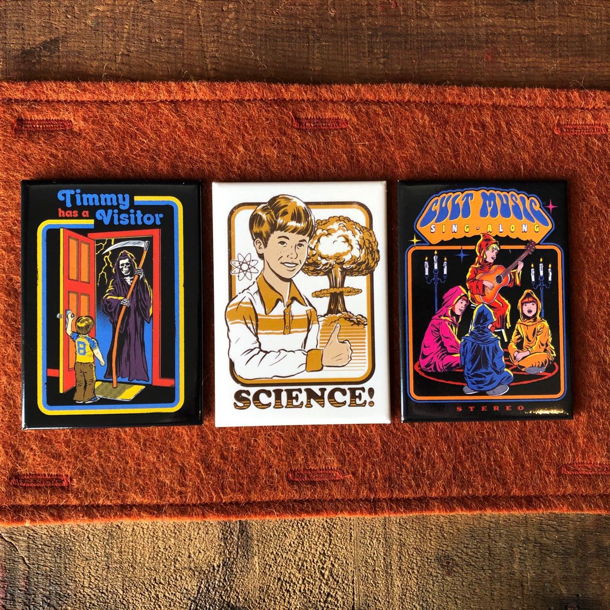 Fabulously creepy magnets from Ephemera with @stevenrhodesart 

#jonesandcompany #visitwalkerville