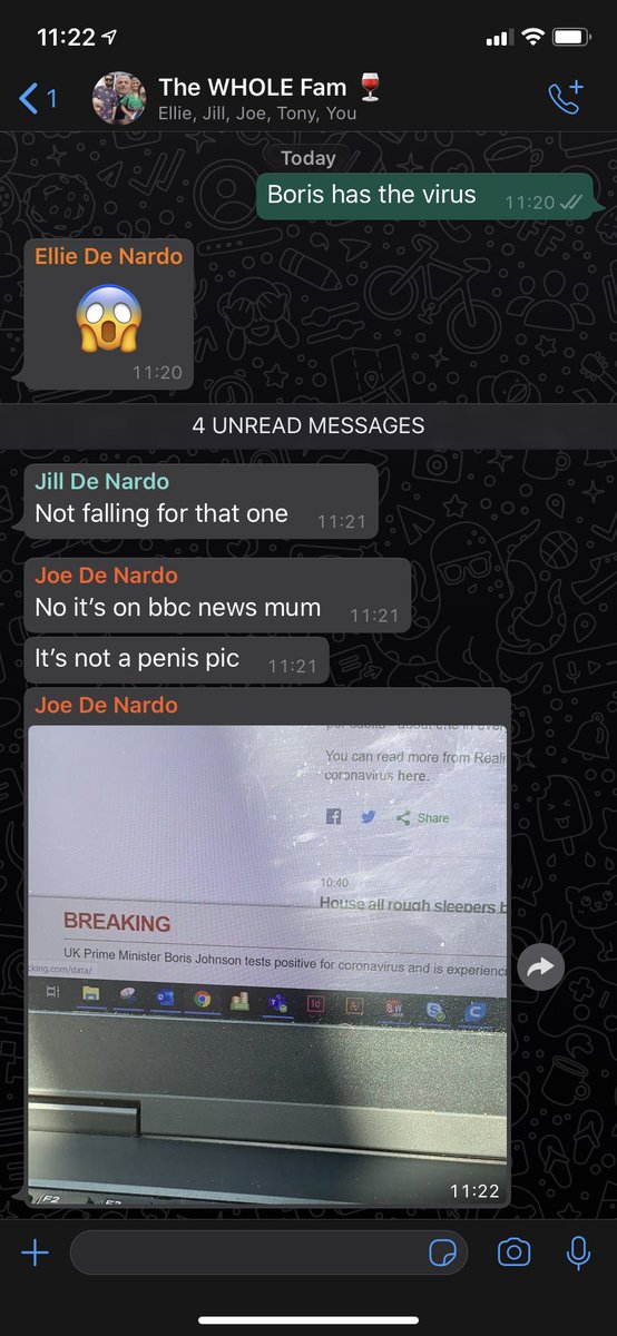 willdenardo's tweet photo. No trust in my family. Poor Boris 😆 https://t.co/ayDxhnKER3