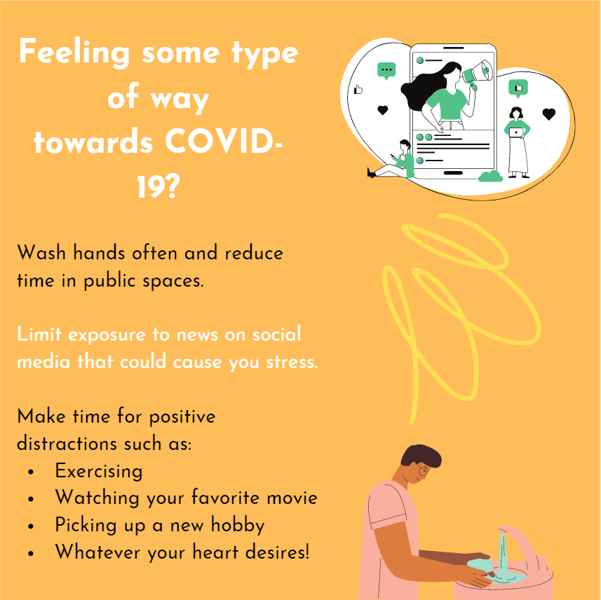 State_ItsOnBlue's tweet photo. Hey Sycamores!

Feeling some type of way about COVID-19? Title IX would like to share some self-care tips and tricks during this time!

What are your favorite self-care tips and tricks?

#itsonblue #indianastateuniversity #selfcare #tipsandtricks https://t.co/DfTcSqCllA