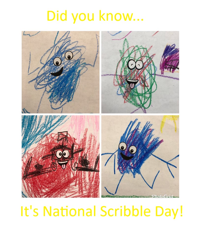 rosearsenault's tweet photo. Did you know... It's #NationalScribbleDay

#taketimetoscribble #scribble #doodle #art #anyonecandraw #draw https://t.co/DMZiyBKZG3