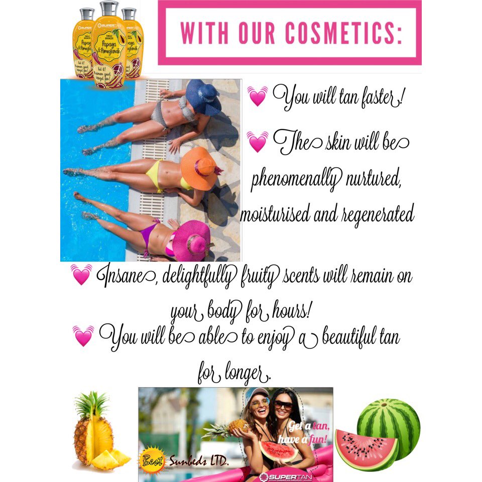 BestSunbedsLtd's tweet photo. 😍Our Motto: Play with tanning 😍

Find out more about our SuperTan indoor tanning cosmetics by following the link to our online shop https://t.co/OJGF3TYZKr 🛍 #supertan #indoorcosmetics #tanningisfun #joy #humour #vitamind #warmth #wonderfulbronze #beautifulskin #tan #shopnow https://t.co/VGTN5Zs2WV
