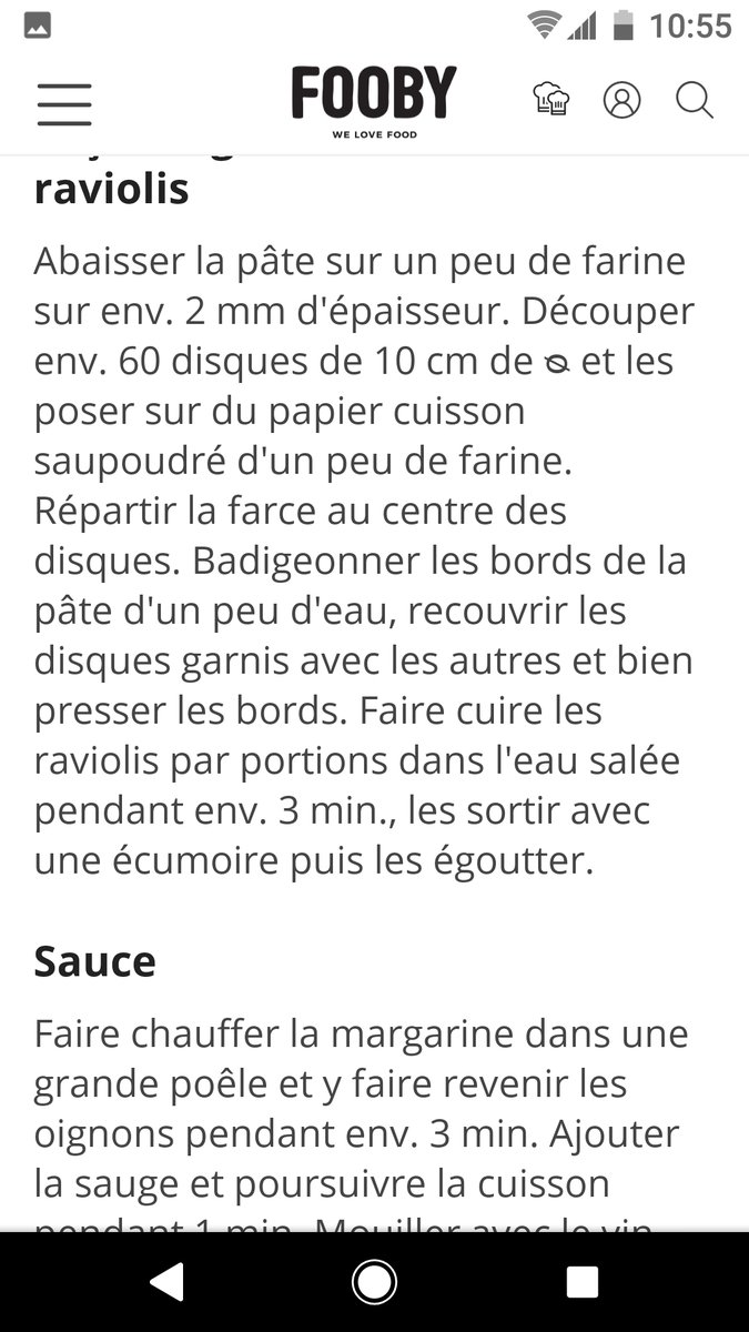  RaviolesPour les ravioles j'ai utilisé cette recette 