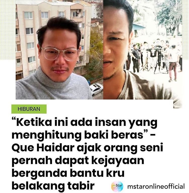 _ik4hafizie's tweet photo. Gini Black, kalau kata nak membantu tu. Crew2 la yang korang patut bantu. Bukan artis kaya pakai excos 2k. 🙄 https://t.co/v2sWnXjV9B