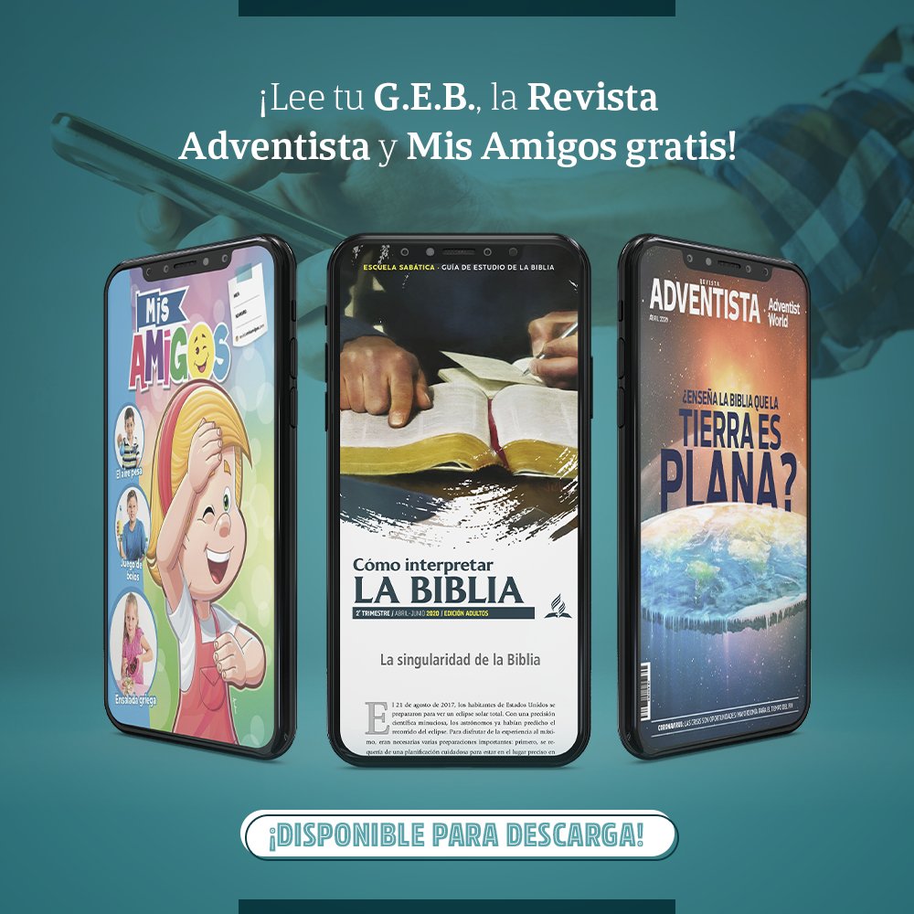 Editorial ACES armó una Biblioteca digital gratuita para que tu cuarentena sea diferente 🤩. Ahora también puedes DESCARGAR la Guía de Estudio de la Biblia 📖 para tu edad 👨‍👩‍👧‍👦 y leer la Revista Adventista y la Revista Mis amigos además de otros títulos.

➡️bit.ly/2y8hKUx