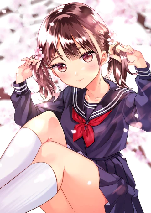 桜の髪飾り  #さくらの日 
