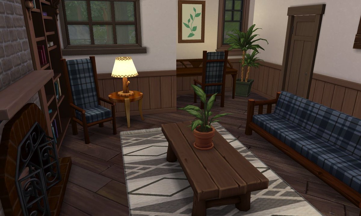 conspiracyfishy's tweet photo. Hi hi
Tried something new for #lilsimsie 's shell challenge this time. A technology free, family cabin in the woods.
Up on the gallery under “cabin in the woods”. Origin ID: conspiracyfishy
#sadsimsieshell
#cabininthewoods
#ShowUsYourBuilds
@SimsCreatorsCom
@lilsimsie https://t.co/5BhvPEwwKn