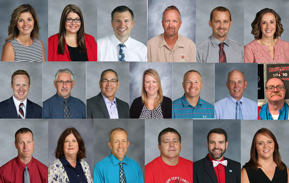 Here is the North Scott Admin Team leading our efforts to support our students, families, and communities. Thank you!!!