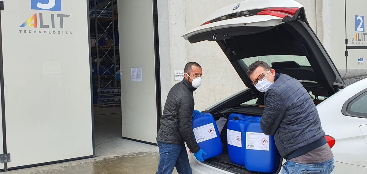 We do our part in this #Covid19 emergency. ALIT gave its hand-washing detergent to all those are actively involved in the area to fight the #coronavirus.
Thanks to all our collaborators for the commitment they are making for this cause.

#andratuttobene