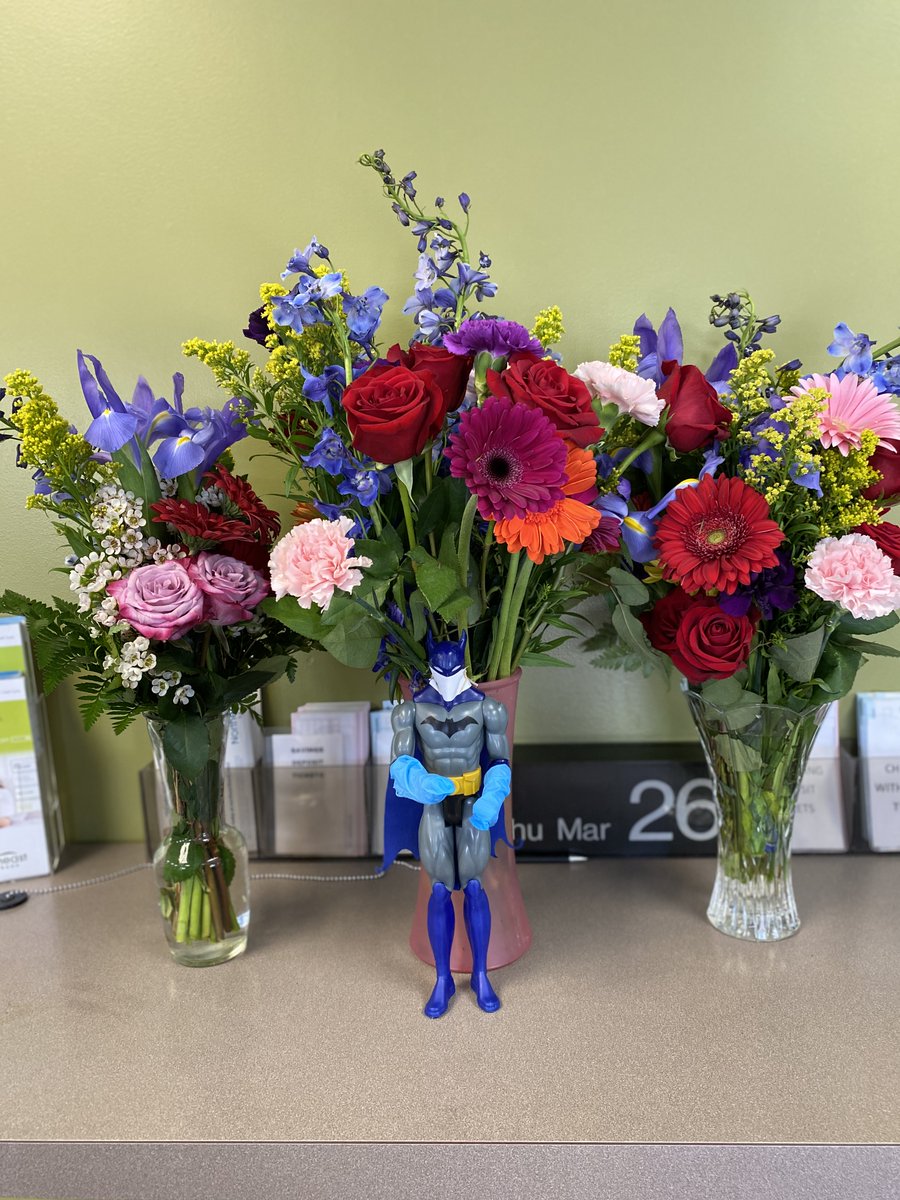 Littlefield's Flowers and Gifts in South Paris, ME was kind enough to bring some bouquets of flowers to our team. Thank you! 💐🌺🌸